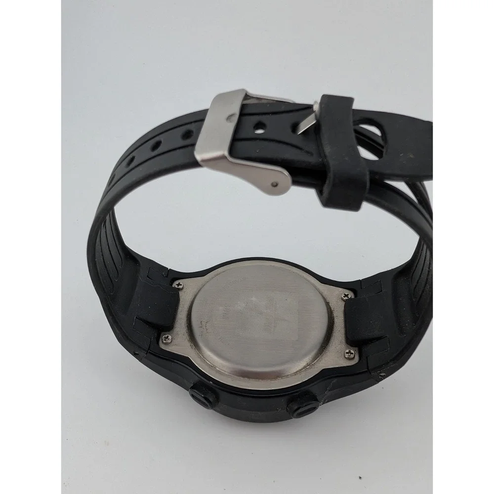 Medline‎ Watch Unisex Black Silver Digital Heart Rate Monitor WR30M- New Battery
